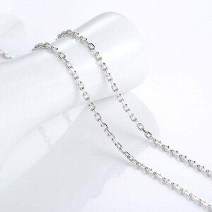 Sterling Silver basic chain necklace 18inch anchor link design